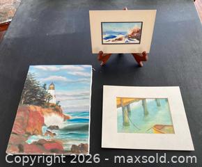 MaxSold Auction: Small Watercolor Landscape Paintings - Oxnard (California, USA) PARTNER MANAGED Estate Sale Online Auction - West Fifth Street