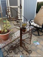 MaxSold Auction: Spiral Staircase Wrought Iron Plant Stand - Oxnard (California, USA) PARTNER MANAGED Estate Sale Online Auction - West Fifth Street