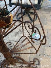 MaxSold Auction: Spiral Staircase Wrought Iron Plant Stand - Oxnard (California, USA) PARTNER MANAGED Estate Sale Online Auction - West Fifth Street