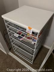 MaxSold Auction: Tall Metal Wire Rack Storage Solution  - Oxnard (California, USA) PARTNER MANAGED Estate Sale Online Auction - West Fifth Street