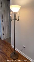 MaxSold Auction: Vintage Art Deco Brass Floor Lamp 4 Lights  - Oxnard (California, USA) PARTNER MANAGED Estate Sale Online Auction - West Fifth Street