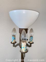 MaxSold Auction: Vintage Art Deco Brass Floor Lamp 4 Lights  - Oxnard (California, USA) PARTNER MANAGED Estate Sale Online Auction - West Fifth Street