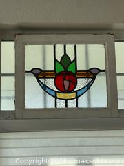 MaxSold Auction: Vintage Arts and Crafts Style Stained Glass Panel - Oxnard (California, USA) PARTNER MANAGED Estate Sale Online Auction - West Fifth Street