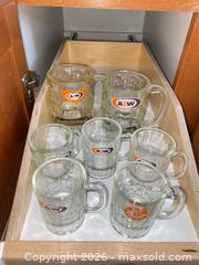 MaxSold Auction: Vintage A&W Root Beer Glass Mugs - Oxnard (California, USA) PARTNER MANAGED Estate Sale Online Auction - West Fifth Street