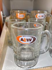 MaxSold Auction: Vintage A&W Root Beer Glass Mugs - Oxnard (California, USA) PARTNER MANAGED Estate Sale Online Auction - West Fifth Street