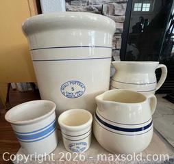 MaxSold Auction: Vintage Crocks and Pitchers  - Oxnard (California, USA) PARTNER MANAGED Estate Sale Online Auction - West Fifth Street