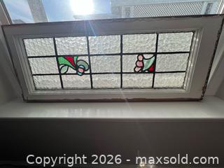 MaxSold Auction: Vintage Decorative Stained Glass Panel - Oxnard (California, USA) PARTNER MANAGED Estate Sale Online Auction - West Fifth Street