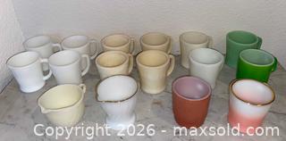 MaxSold Auction: Vintage Fire-King Coffee Mugs & Creamers - Oxnard (California, USA) PARTNER MANAGED Estate Sale Online Auction - West Fifth Street