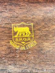 MaxSold Auction: Vintage Italian S.P.Q.R Men’s Wooden Valet - Oxnard (California, USA) PARTNER MANAGED Estate Sale Online Auction - West Fifth Street