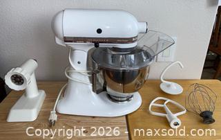 MaxSold Auction: Vintage KitchenAid Tilt-Head Stand Mixer & Attachments - Oxnard (California, USA) PARTNER MANAGED Estate Sale Online Auction - West Fifth Street