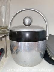 MaxSold Auction: Vintage Kromex Aluminum Tall Ice Bucket, Cocktail Shakers, & More! - Oxnard (California, USA) PARTNER MANAGED Estate Sale Online Auction - West Fifth Street