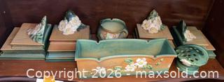 MaxSold Auction: Vintage Roseville USA Pottery White and Rose Teapot and More - Oxnard (California, USA) PARTNER MANAGED Estate Sale Online Auction - West Fifth Street