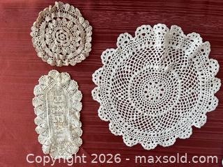 MaxSold Auction: VTG Doilies and Embroidery  - Oxnard (California, USA) PARTNER MANAGED Estate Sale Online Auction - West Fifth Street