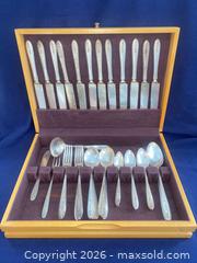 MaxSold Auction: VTG Grosvenor Pattern Silverplate Flatware Set - Oxnard (California, USA) PARTNER MANAGED Estate Sale Online Auction - West Fifth Street
