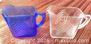MaxSold Auction: VTG Hazel Atlas Chevron Glass Pitchers - Oxnard (California, USA) PARTNER MANAGED Estate Sale Online Auction - West Fifth Street