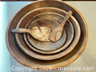 MaxSold Auction: Wood Nesting Bowls  - Oxnard (California, USA) PARTNER MANAGED Estate Sale Online Auction - West Fifth Street