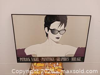 MaxSold Auction: Patrick Nagel Framed 1983 Mirage Editions Lithograph Poster - Los Angeles (California, USA) SELLER MANAGED Downsizing Online Auction - W Jefferson Boulevard (STORAGE)