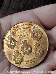 MaxSold Auction: 1883-1983 Bronze Medallion Metropolitain Police - South Frontenac (Ontario, Canada) SELLER MANAGED Downsizing Online Auction - Battersea Road