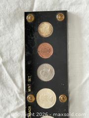 MaxSold Auction: 1963 Set of Canadian Coins In Lucite case: Dollar, Half Dollar, Quarter, Nickel, Penny, Dime - Oakville (Ontario, Canada) PARTNER MANAGED Estate Sale Online Auction - Lakeshore Road West