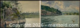 MaxSold Auction: 2 Original Watercolour Paintings. Signed by artist G.F.J.  - Oakville (Ontario, Canada) PARTNER MANAGED Estate Sale Online Auction - Lakeshore Road West