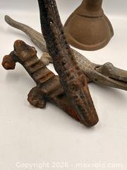 MaxSold Auction: 3 Antique Cast Iron Pieces: Alligator Nutcrackers and Door Stop - Oakville (Ontario, Canada) PARTNER MANAGED Estate Sale Online Auction - Lakeshore Road West
