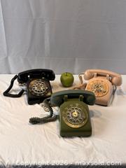 MaxSold Auction: 3 Vintage Rotary Dial Telephones - Oakville (Ontario, Canada) PARTNER MANAGED Estate Sale Online Auction - Lakeshore Road West
