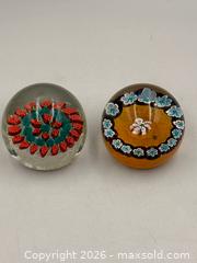 MaxSold Auction: 4 Vintage Murano Glass Millefiori Paperweights - Oakville (Ontario, Canada) PARTNER MANAGED Estate Sale Online Auction - Lakeshore Road West