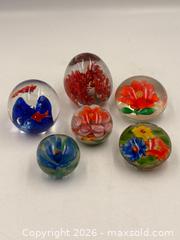 MaxSold Auction: 6 Glass Paperweights  - Oakville (Ontario, Canada) PARTNER MANAGED Estate Sale Online Auction - Lakeshore Road West