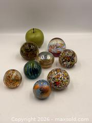 MaxSold Auction:  8 Art Glass Paperweights - Oakville (Ontario, Canada) PARTNER MANAGED Estate Sale Online Auction - Lakeshore Road West