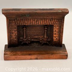 MaxSold Auction: Antique Art Deco Cast and Patinated Bookends Depicting a Figural Brick Fireplace - Oakville (Ontario, Canada) PARTNER MANAGED Estate Sale Online Auction - Lakeshore Road West