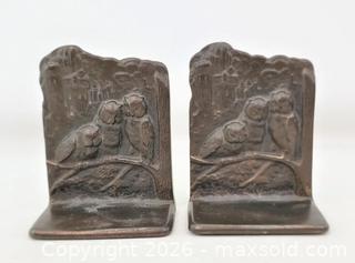 MaxSold Auction: Antique Art Deco Cast & Patinated Bookends Depicting Three Perched Owls - Oakville (Ontario, Canada) PARTNER MANAGED Estate Sale Online Auction - Lakeshore Road West