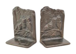 MaxSold Auction: Antique Art Deco Cast & Patinated Bookends Depicting Three Perched Owls - Oakville (Ontario, Canada) PARTNER MANAGED Estate Sale Online Auction - Lakeshore Road West