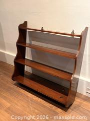 MaxSold Auction: Antique Four Tier Mahogany Hanging Wall Shelf  - Oakville (Ontario, Canada) PARTNER MANAGED Estate Sale Online Auction - Lakeshore Road West