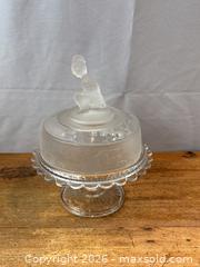 MaxSold Auction: Antique Gillinder & Sons "Westward Ho" Covered Pedestal Butter Dish *Companion to Lot 261 and Lot 291 - Oakville (Ontario, Canada) PARTNER MANAGED Estate Sale Online Auction - Lakeshore Road West