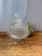 MaxSold Auction: Antique Gillinder & Sons "Westward Ho" Covered Pedestal Butter Dish *Companion to Lot 261 and Lot 291 - Oakville (Ontario, Canada) PARTNER MANAGED Estate Sale Online Auction - Lakeshore Road West