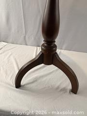 MaxSold Auction: Antique Small Round Top Wooden Tripod Tilt-Top Table - Oakville (Ontario, Canada) PARTNER MANAGED Estate Sale Online Auction - Lakeshore Road West