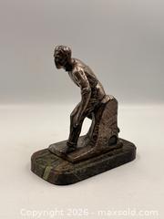 MaxSold Auction: Antique Weidlich Brothers Art Deco Male Bowling or Bowler Sculpture on a Base - Oakville (Ontario, Canada) PARTNER MANAGED Estate Sale Online Auction - Lakeshore Road West
