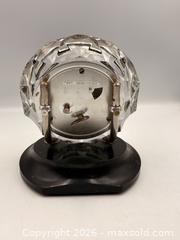 MaxSold Auction: Art Deco Styled Russian Majak Mayak Crystal Table Clock with Blue Face. Circa 1920s - Oakville (Ontario, Canada) PARTNER MANAGED Estate Sale Online Auction - Lakeshore Road West