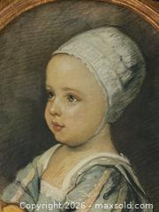 MaxSold Auction: Baby Stuart Portrait Print, James II of England - Reproduction in Arched Gilded Frame - Oakville (Ontario, Canada) PARTNER MANAGED Estate Sale Online Auction - Lakeshore Road West