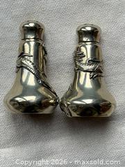 MaxSold Auction:  Chinese Export Silver Salt and Pepper Shakers - Oakville (Ontario, Canada) PARTNER MANAGED Estate Sale Online Auction - Lakeshore Road West