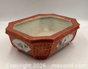 MaxSold Auction: Chinese Famille Rose Porcelain Hexagonal Planter - Oakville (Ontario, Canada) PARTNER MANAGED Estate Sale Online Auction - Lakeshore Road West