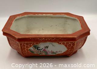 MaxSold Auction: Chinese Famille Rose Porcelain Hexagonal Planter - Oakville (Ontario, Canada) PARTNER MANAGED Estate Sale Online Auction - Lakeshore Road West