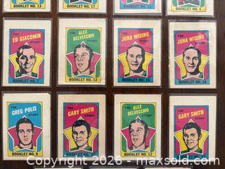 MaxSold Auction: Collectable Hockey Cards: 19 Different 1971-72 Topps Hockey Insert Booklets - Oakville (Ontario, Canada) PARTNER MANAGED Estate Sale Online Auction - Lakeshore Road West