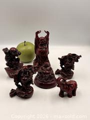 MaxSold Auction: Collection of 11 Carved Laughing Buddhas  - Oakville (Ontario, Canada) PARTNER MANAGED Estate Sale Online Auction - Lakeshore Road West