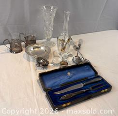 MaxSold Auction: Collection of Silver Plated, Glass and Crystal Items - Oakville (Ontario, Canada) PARTNER MANAGED Estate Sale Online Auction - Lakeshore Road West