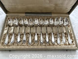 MaxSold Auction: Dutch Solid Silver Small Teaspoons  - Oakville (Ontario, Canada) PARTNER MANAGED Estate Sale Online Auction - Lakeshore Road West