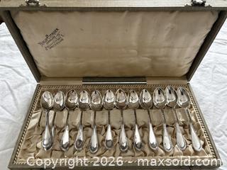 MaxSold Auction: Dutch Solid Silver Small Teaspoons  - Oakville (Ontario, Canada) PARTNER MANAGED Estate Sale Online Auction - Lakeshore Road West