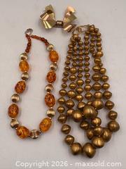 MaxSold Auction: Estate Jewellery: 2 Necklaces and 1 Brooch - Oakville (Ontario, Canada) PARTNER MANAGED Estate Sale Online Auction - Lakeshore Road West