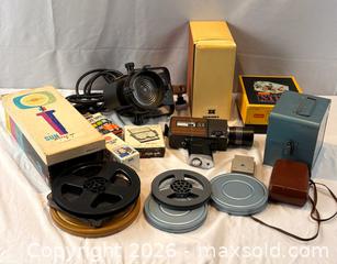 MaxSold Auction: Filming Equipment: Super 8 Film Camera and Many Accessories - Oakville (Ontario, Canada) PARTNER MANAGED Estate Sale Online Auction - Lakeshore Road West