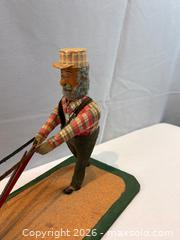 MaxSold Auction:  Folk Art Carved Wooden Farmer with Horse Drawn Plow - Oakville (Ontario, Canada) PARTNER MANAGED Estate Sale Online Auction - Lakeshore Road West